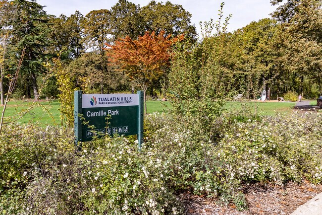 Camille Park is great for hiking and tennis in the Denney Whitford neighborhood.