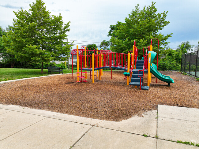 Students at Stoneleigh Elementary can enjoy the vibrant playground in Townson Circle.
