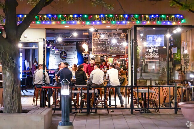 Las Cruces' downtown nightlife, just minutes from Mesilla Park, shines with energy and music.