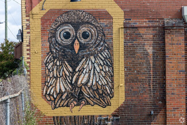 Northside is home to many artistic folks and features much artwork.