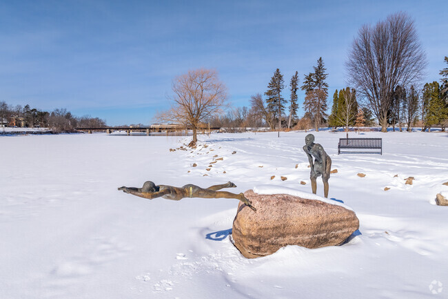 Stephenson Island Park In Marinette is popular for its summer water front activities.