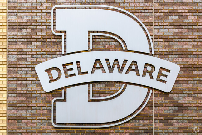 The Delaware Elementary School building is recently constructed with modern design.