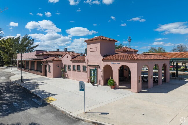 Catch a ride or embark on a scenic journey from the Deerfield Beach train station nearby.