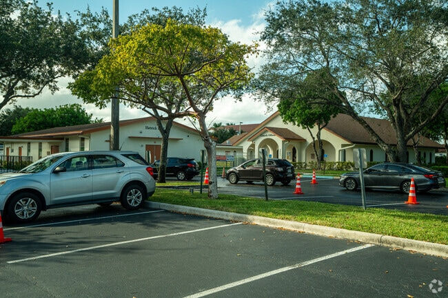 Parking lot at Holy Sacrament Christian Academy.