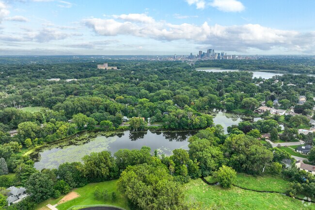 The Lake Forest neighborhood is just a short commute to Minneapolis.