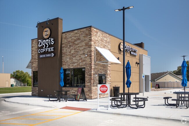 Ziggi’s Coffee in Rose Hill serves espresso drinks and light bites along North Rose Hill Road.