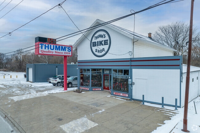 Thumm's Bike Shop is located in the Amvets neighborhood of Warren.