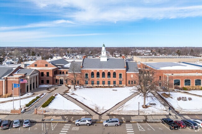 Menasha High School scores a B+ by Niche and is walkable for many students.