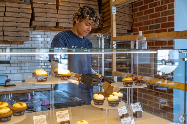 The Little Beast on Connecticut Ave NW near Barnaby Woods has a great cupcake selection.