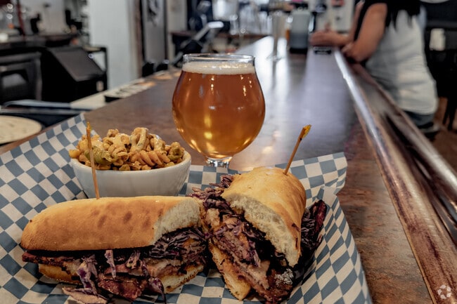 Jeremiah Johnson Brewing Company is popular with tourists and Garden District locals alike.