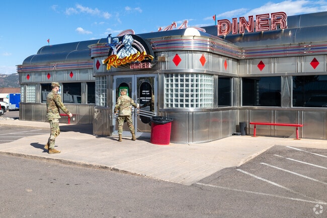 Stop by Rosie's Diner for some breakfast, it's just west of the Fox Run neighborhood.