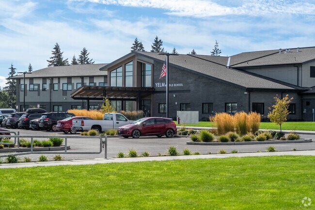 Yelm Middle School near North Yelm welcomes school kids each year.