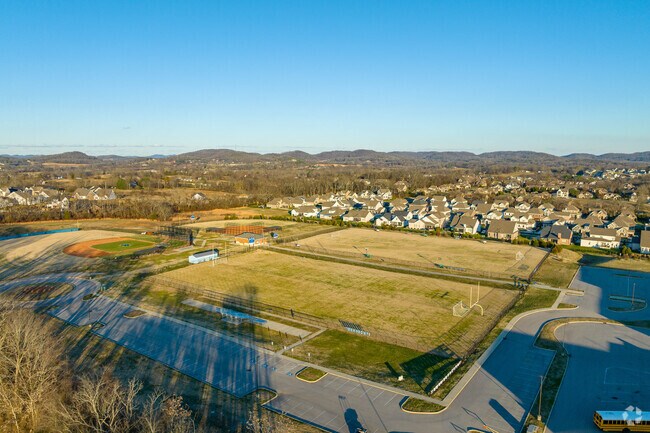 Thompson's Station Middle School has a football and soccer field.