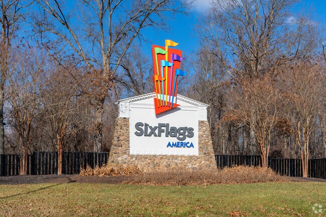 Six Flags America is a very popular attraction in the summer months.