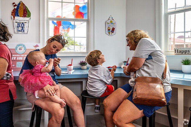 Grab a cool treat on a hot day from Flying Dolly’s in Kenner.