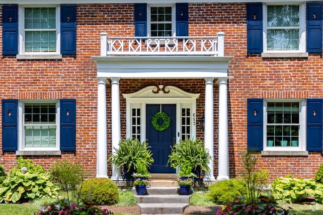 Homebuyers can find a new home with Classical-revival architecture in Hollywood.