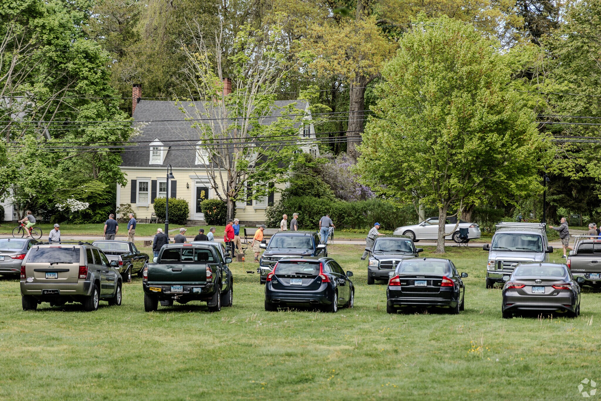 Residents enjoy outdoor activities in Deep River, CT.