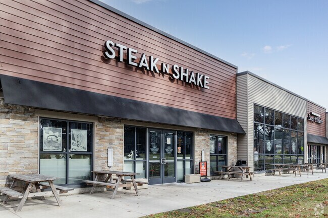 Steak N Shake is on the campus of Keystone College in  Factoryville, PA.