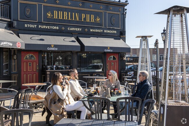 Historic Inner East offers the Dublin Pub, where patrons can bask in the sun and enjoy a pint.