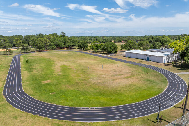 Kids can run track at Lincoln Middle School.