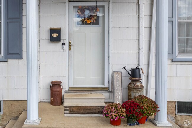 Many of the homes are tastefully decorated for the season in Middletown.