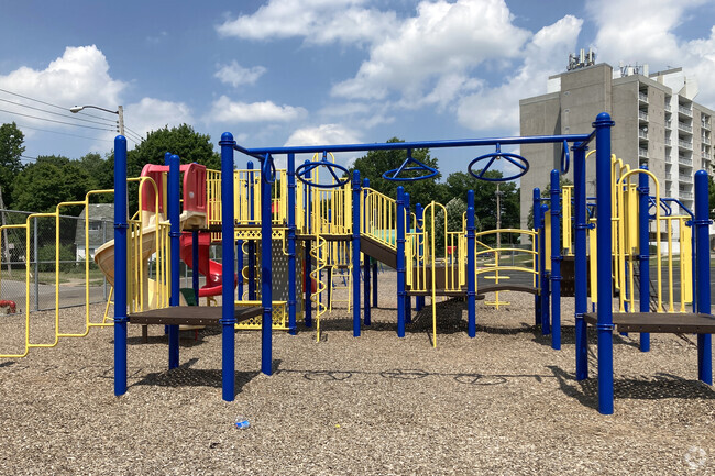 Explore the many features of the Findley Community Learning Center playground in North Hill.