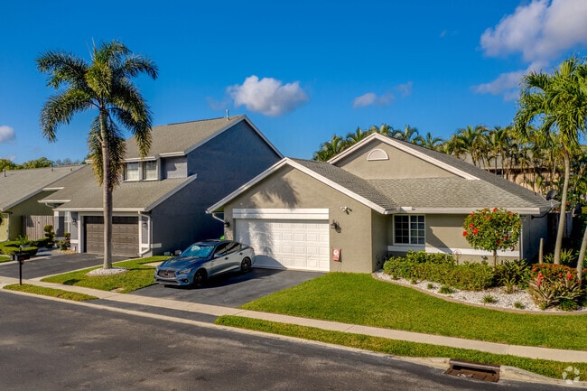 Earth toned, Traditional style homes are newly renovated within the Sunrise neighborhood.