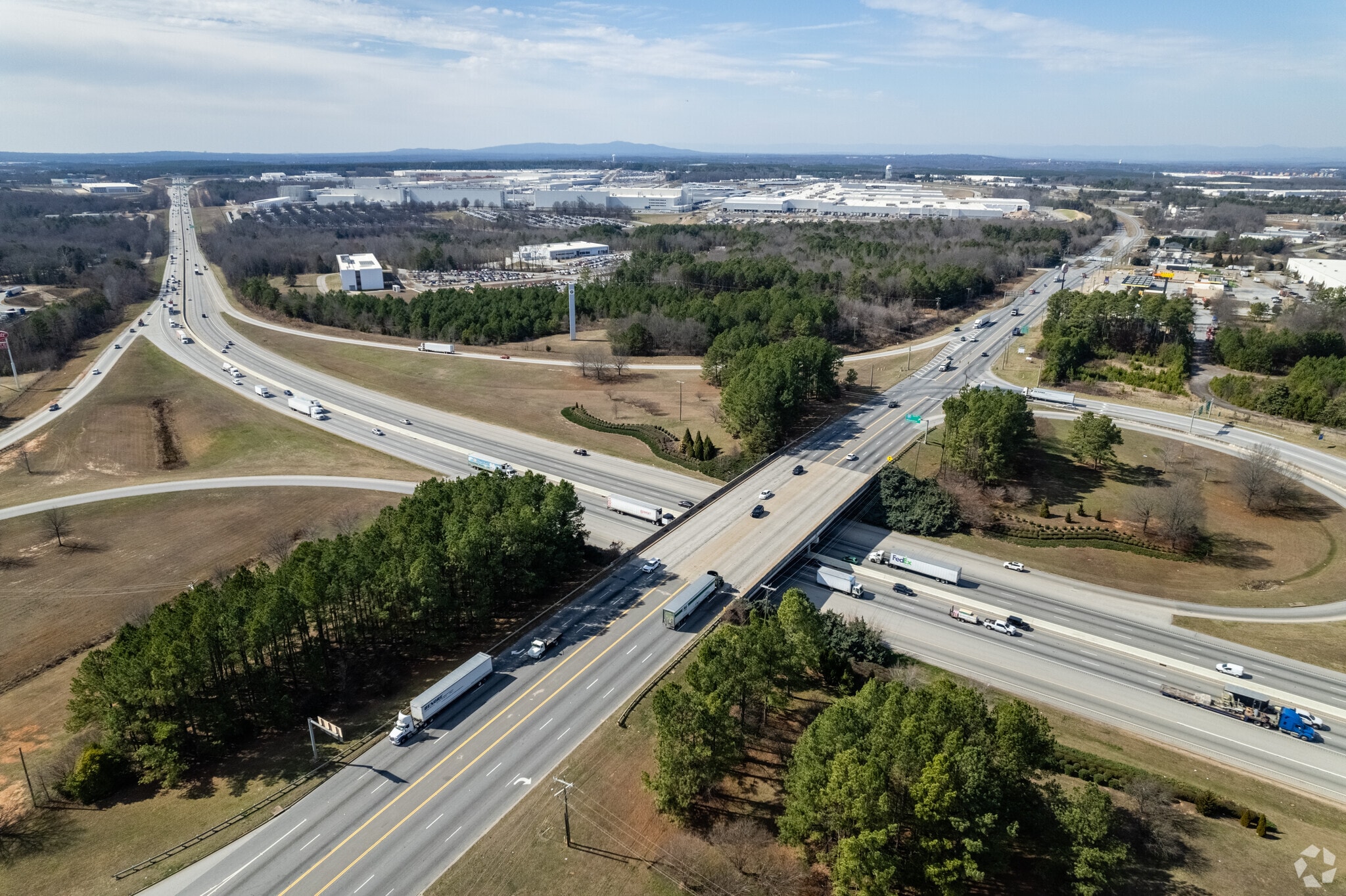 Spartanburg and Greenville are a short drive from Woodruff via the interstate.