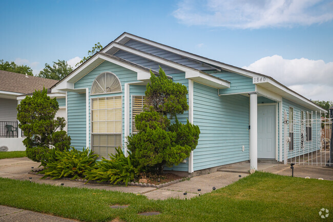 Some Behrman homes share the long narrow build of traditional shotgun homes.