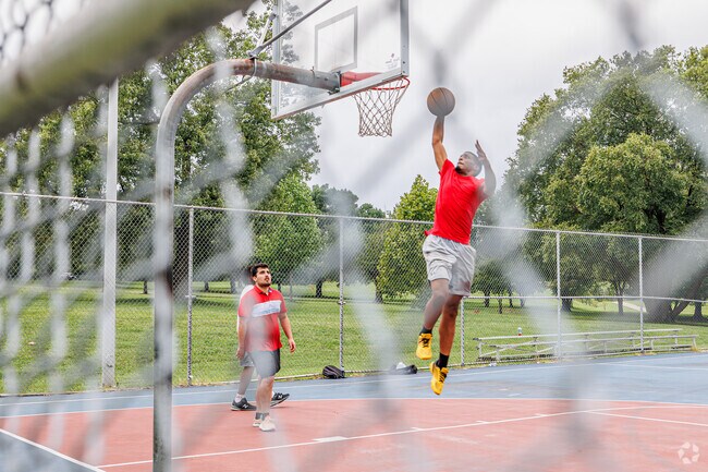 Druid Hill Park is a few minutes North of Mosher, and offers up courts, fields and trails.