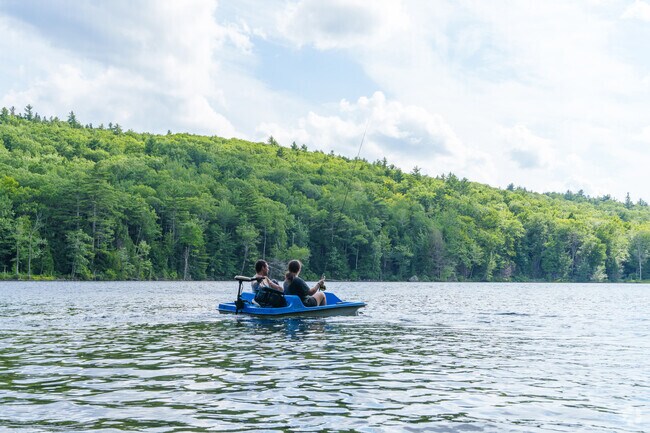 Bring your friends and fishing rods over to Sky Pond for quality time outdoors.