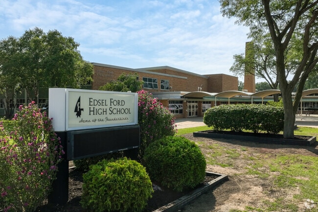 A variety of athletic programs are available at Edsel Ford High School in Southwest Outer Drive.