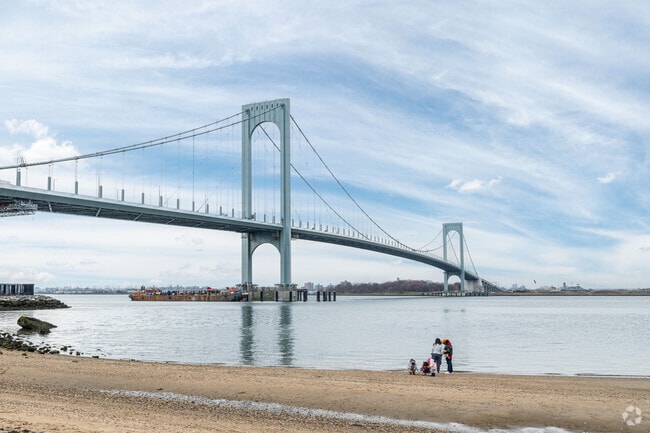 A beautiful view of Whitestone bridge from Francis Lewis Park in Whitestone.