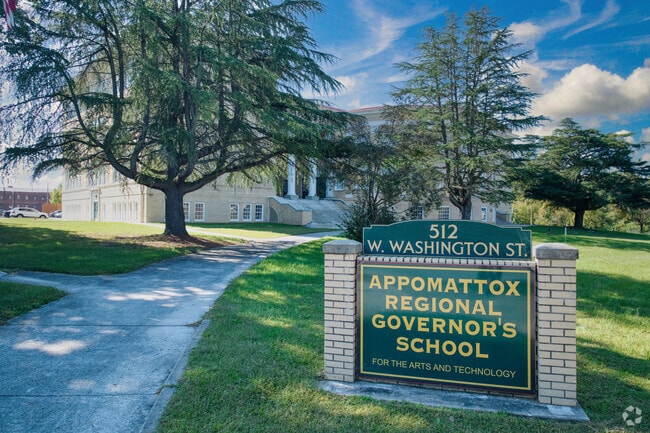 Appomattox Regional Governor’s School for the Arts and Technology, in Petersburg.
