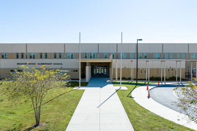 Meadow Woods Elementary has just over 700 students, grades PK, K through 5.