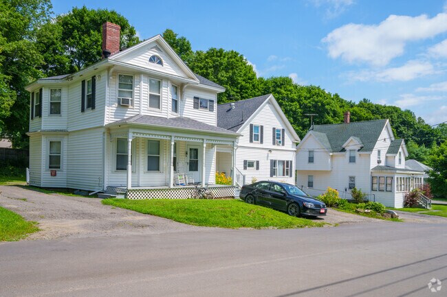 Most homes in Dexter have lawn space, driveways, and/or street parking.