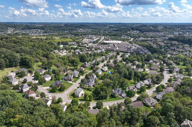Aerial of Seven Fields facing South.