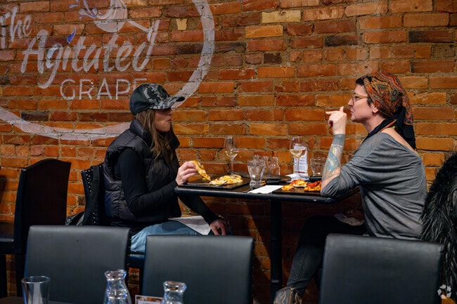 The Agitated Grape in Davison is well known for it's Michigan wine and delicious pizza.