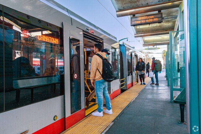 3rd Street, running through Bayview, offers light rail and bus acccess.