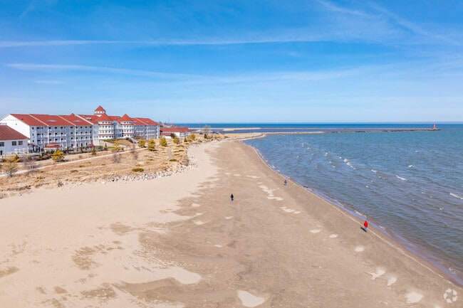 Sheboygan's large stretches of sandy beaches make for a perfect walk along Lake Michigan.