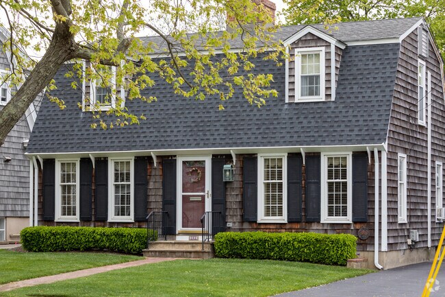 Historic Cape Cod style homes are dotted throughout the neighborhood of Spring Lake.