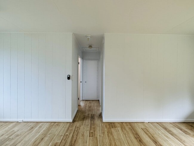Hallway with storage