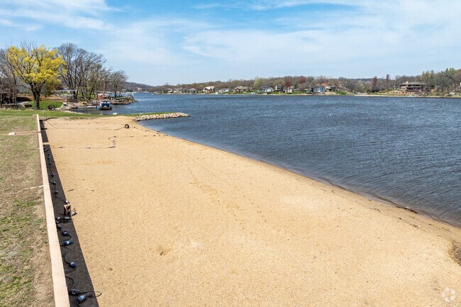 Across Lake Panorama, Sunset Beach and Shady Beach are smaller and quieter beach options.