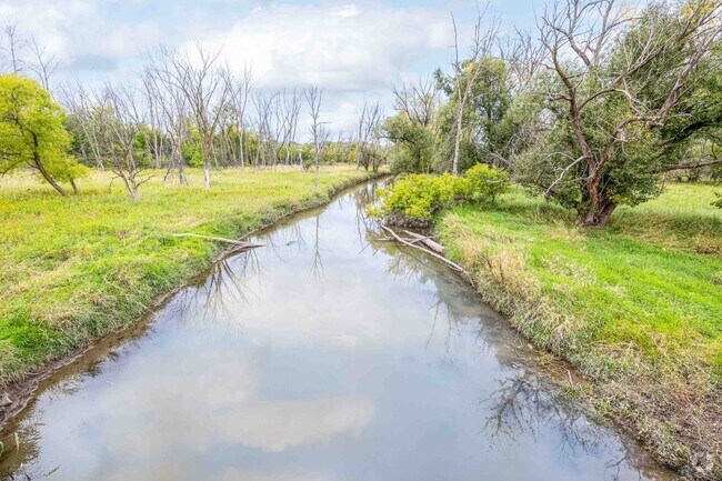 The Little Menomonee River Runs through the neighborhood.