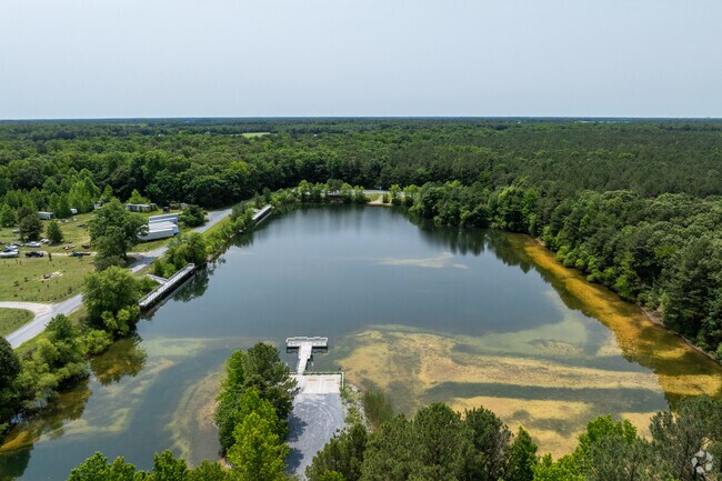 Newton Pond is a beautiful place to relax and get away to take in nature.
