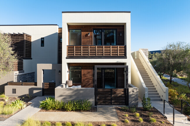 The modern details of Stanly Ranch condos make living luxurious.