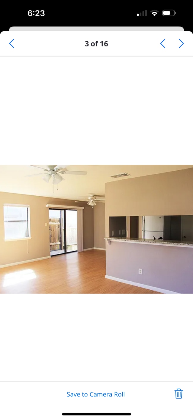 Dining area adjacent to kitchen and living room