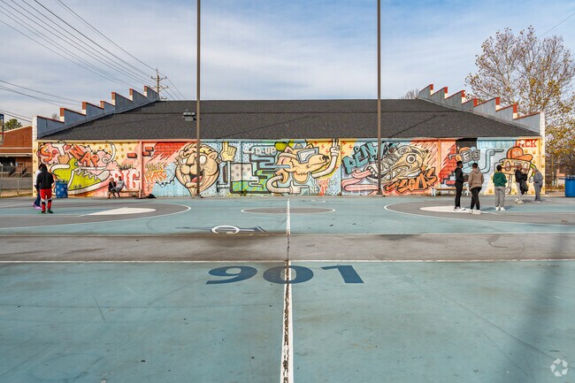 Robert Howze Park in Binghampton is a colorful community space.