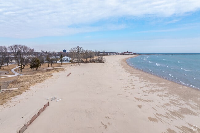 King Park in Central Sheboygan offers playgrounds, beach access, and open space.