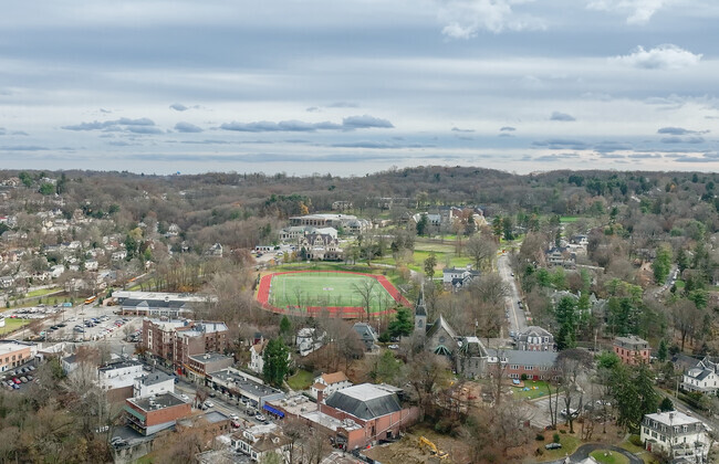 The Masters School has over 96 acres overlooking the Hudson River.